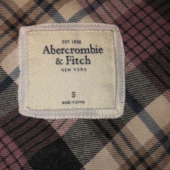 abercrombie and fitch flannel - Picture 3 of 3